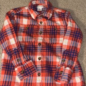 Crewcuts flannel button up